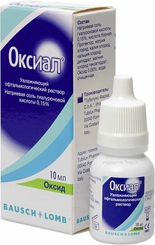 Глазные капли от синдрома сухого глаза гиалуроновой