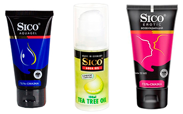 Смазки для продления полового акта Sico Смазки для продления полового акта Sico