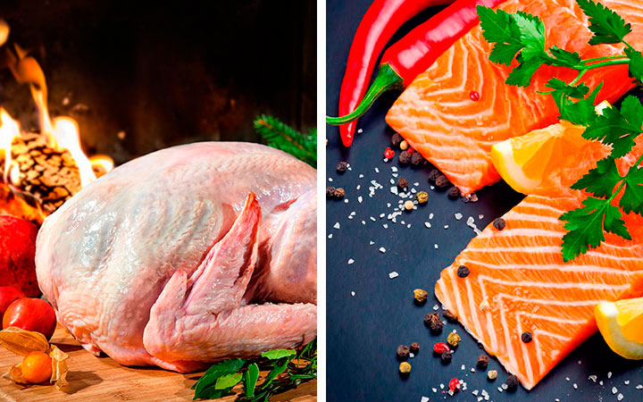 Индейка и рыба при повышенном холестерине заменяют мясо Индейка и рыба при повышенном холестерине заменяют мясо