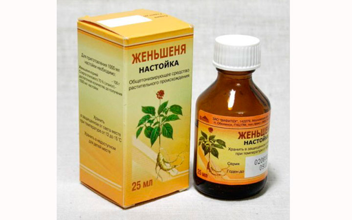 Настойка женьшеня Настойка женьшеня
