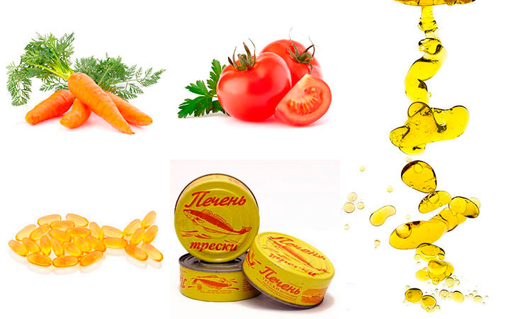 Продукты содержащие каротин Продукты содержащие каротин