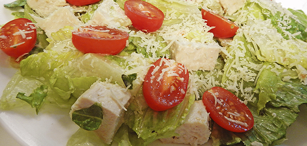 Салат Цезарь с курицей без сухариков Салат Цезарь с курицей без хлеба