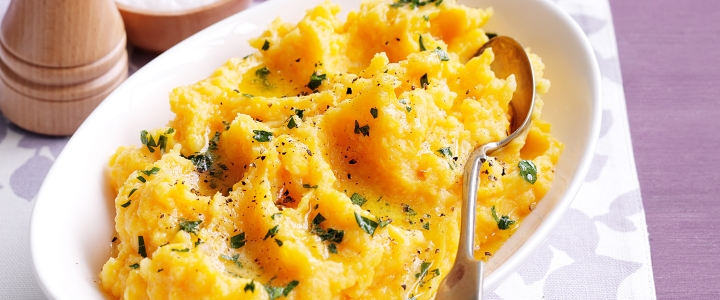 Картофельное пюре с овощами Картофельное пюре с тыквой