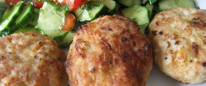 Котлеты из кабачков с фаршем Котлеты из кабачков с мясным фаршем