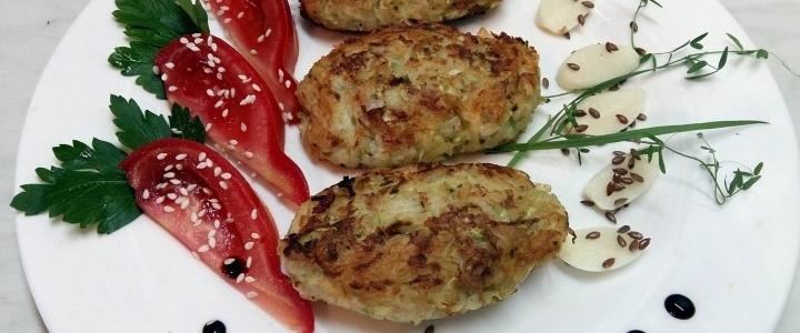 Котлеты из кабачков Котлеты из кабачков и индейки