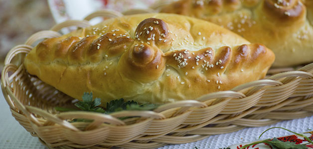 Кулебяка с капустой на дрожжевом тесте Кулебяка с капустой и рыбой