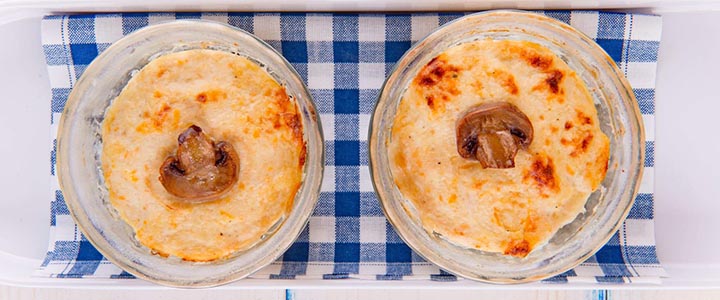Куриное суфле с картофелем Куриное суфле с грибами