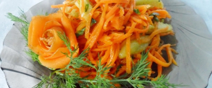 Морковь на зиму с луком Закуска из моркови с луком