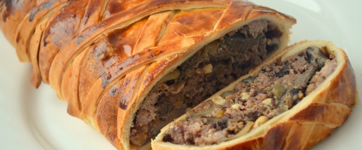Мясной рулет из фарша из теста мясной рулет из фарша