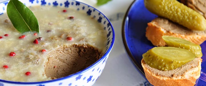 Простой паштет из куриной печени Паштет из куриной печени с луком