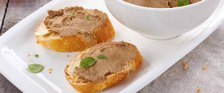 Вкусный паштет из куриной печени Паштет из куриной печени с грибами
