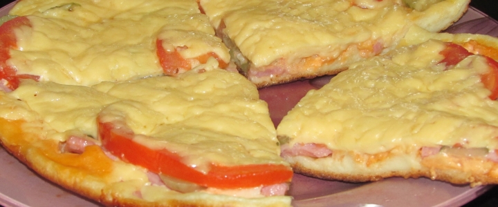 Пицца на сковороде за 10 минут вкусная пицца на сковороде за 10 минут