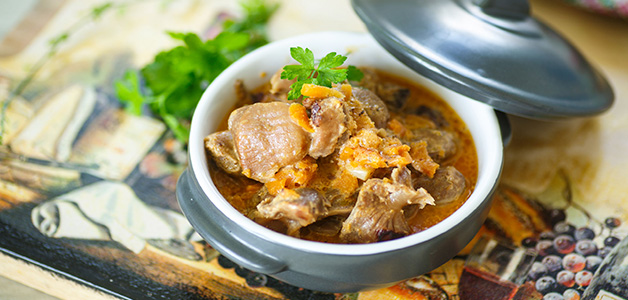 Калорийность куриных желудков Очищенные куриные желудки