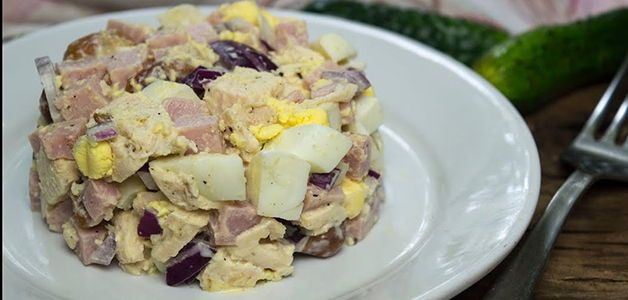 Салат Мужской каприз Салат Мужской каприз со свининой