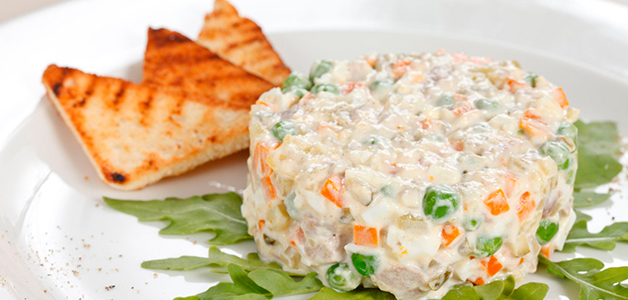 Рецепт салата оливье с мясом Салат оливье оригинальный рецепт