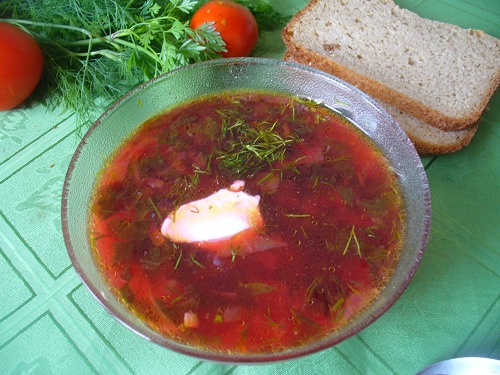 Борщ с щавелем и яйцом Зеленый борщ с щавелем и яйцом