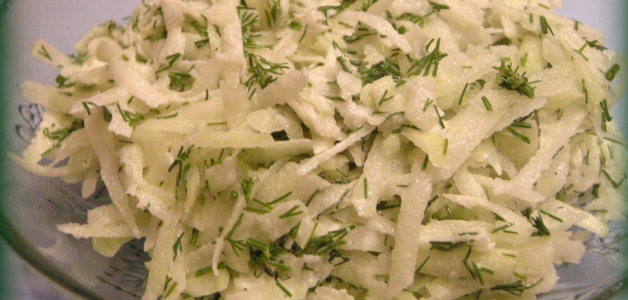Салат из кольраби с капустой простой салат из кольраби