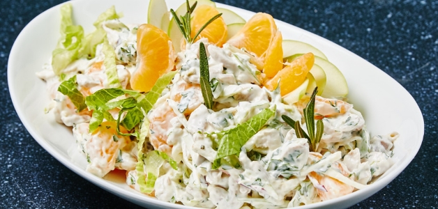 Салат с мандаринами салат с мандаринами и курицей