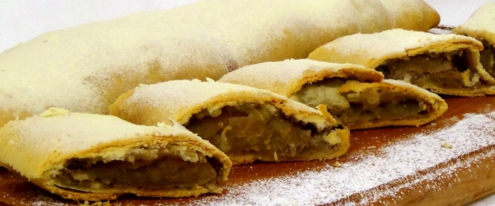 Штрудель с яблоками приготовить штрудель с яблоками