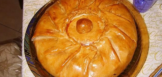 Национальный татарский пирог Татарский пирог с курагой