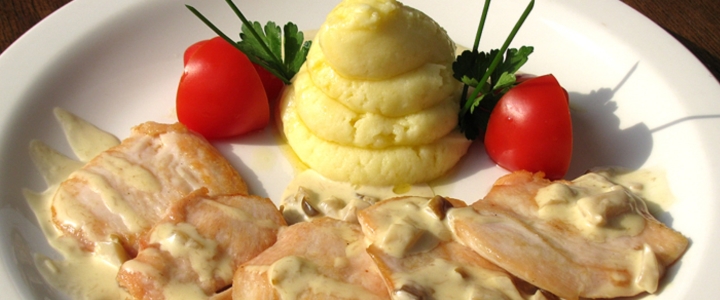 Как варить картошку правильно Отварной картофель с куриной грудкой